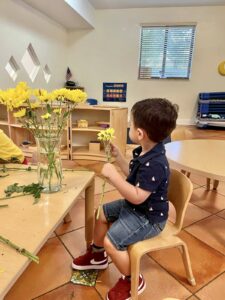 flower arranging for children